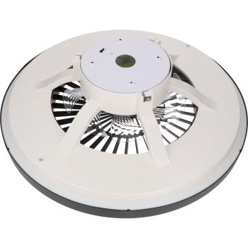 SHADA LED-Deckenleuchte dimmbar mit Ventilator Lüfter Deckenventilator 60W 3800lm, 2000-4000K Ø600mm, EEC: F (0800611)